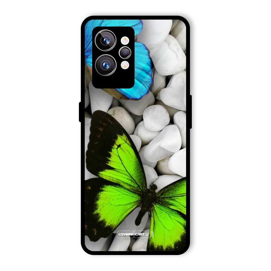 Beautiful Butterflies Glass Back Case for Realme GT2 Pro