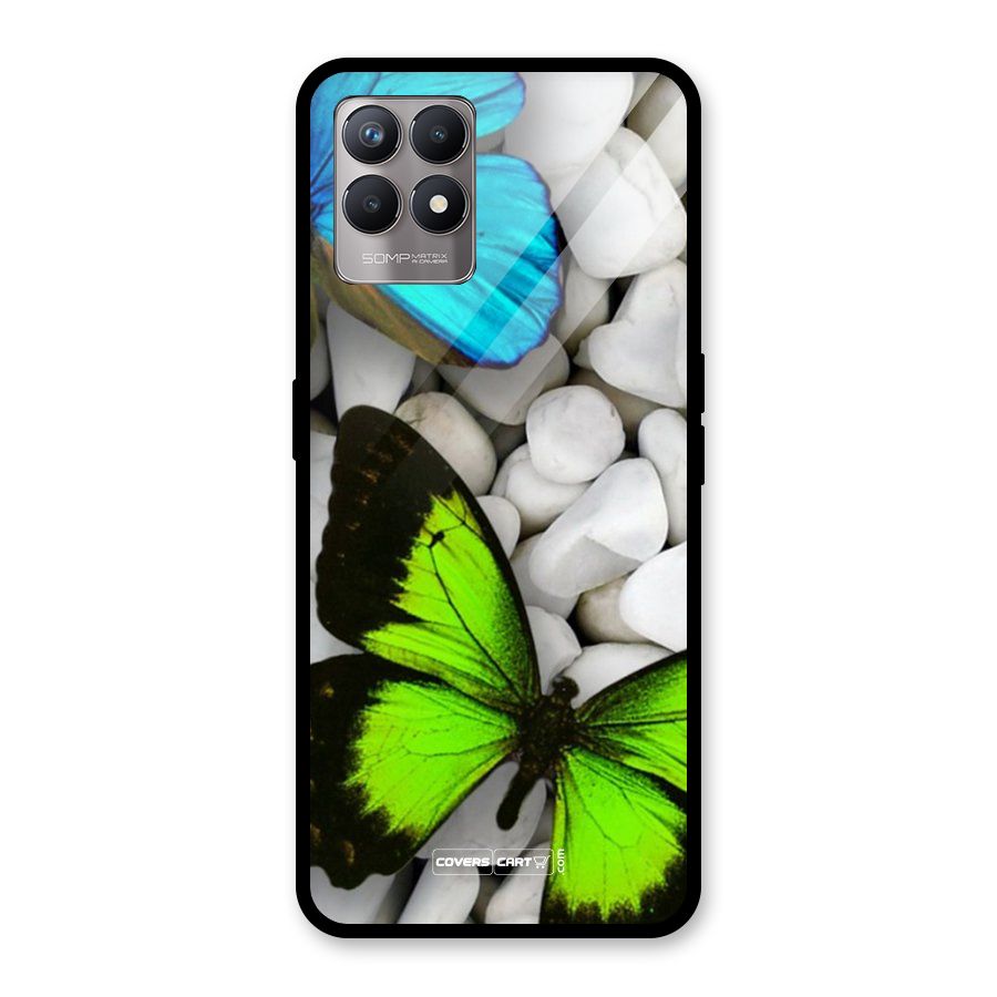 Beautiful Butterflies Glass Back Case for Realme Narzo 50