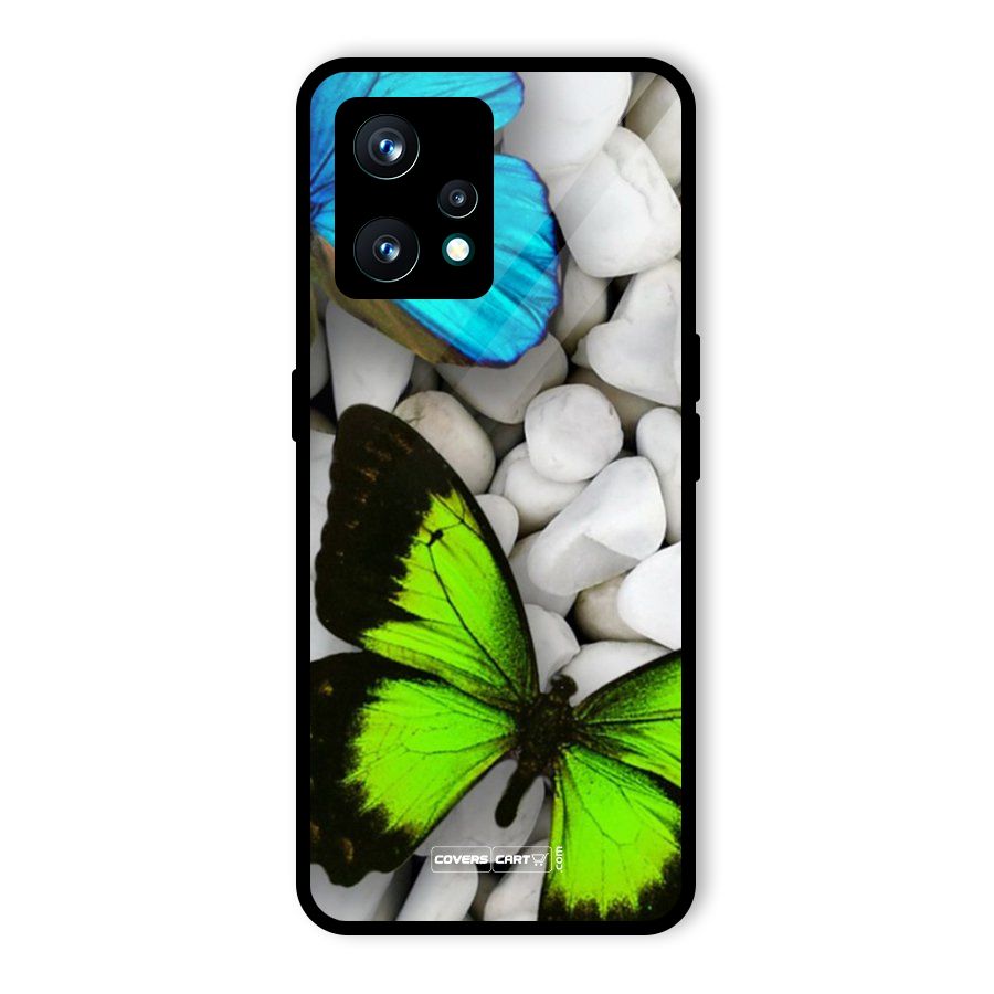Beautiful Butterflies Glass Back Case for Realme Narzo 50 Pro
