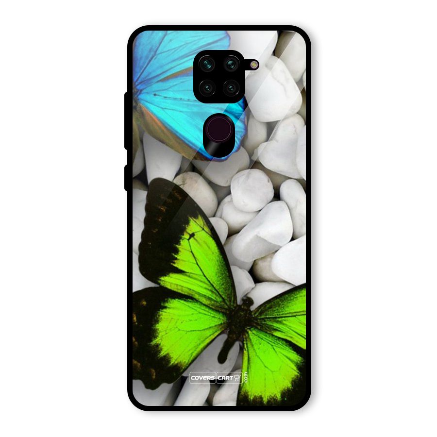 Beautiful Butterflies Glass Back Case for Redmi Note 9