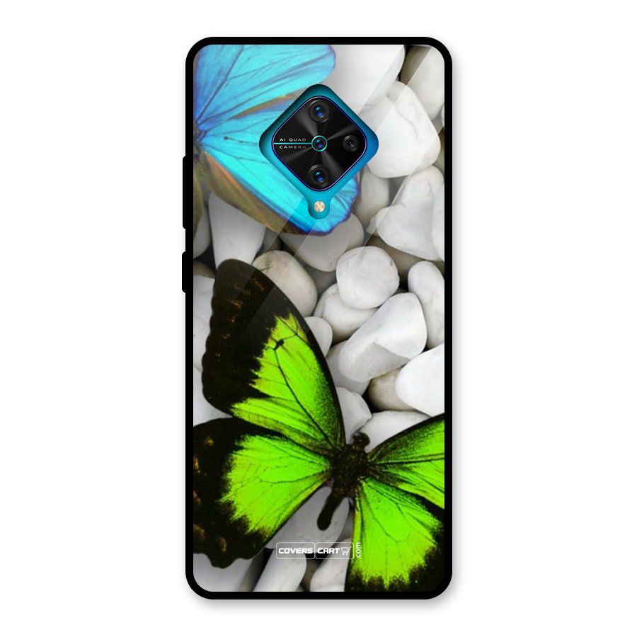 Beautiful Butterflies Glass Back Case for Vivo S1 Pro