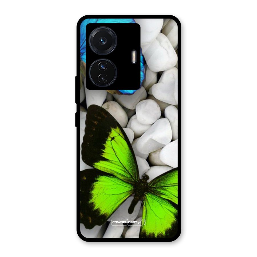 Beautiful Butterflies Glass Back Case for Vivo T1 Pro