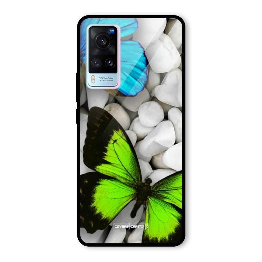 Beautiful Butterflies Glass Back Case for Vivo X60