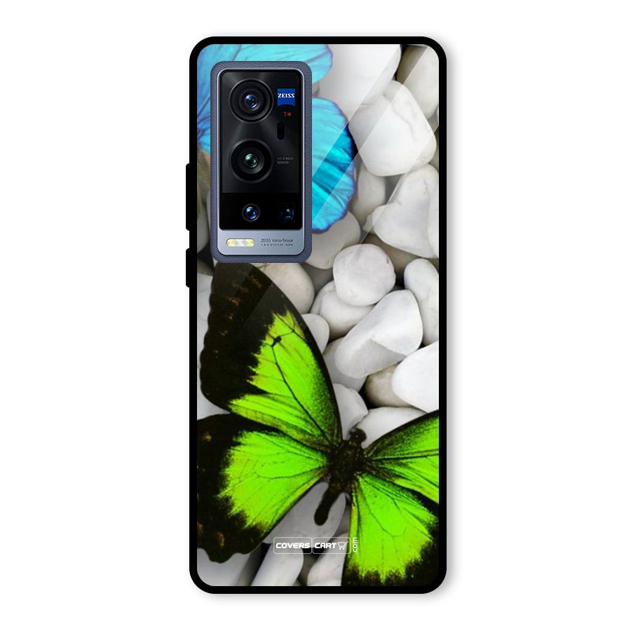 Beautiful Butterflies Glass Back Case for Vivo X60 Pro Plus