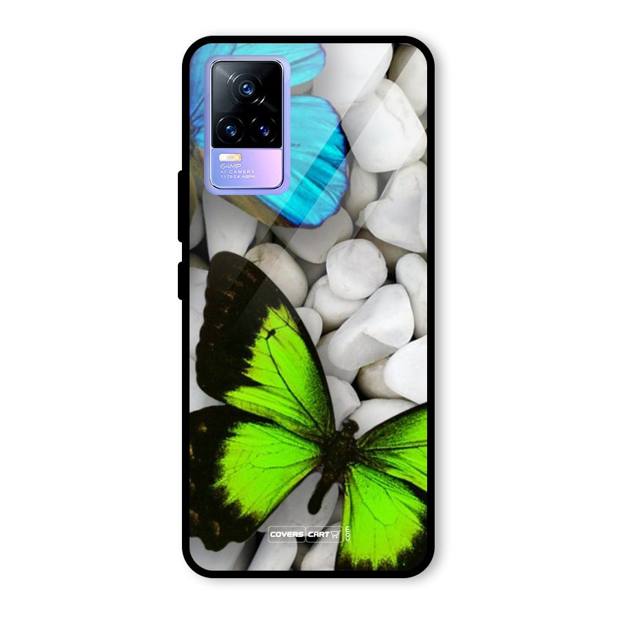 Beautiful Butterflies Glass Back Case for Vivo Y73