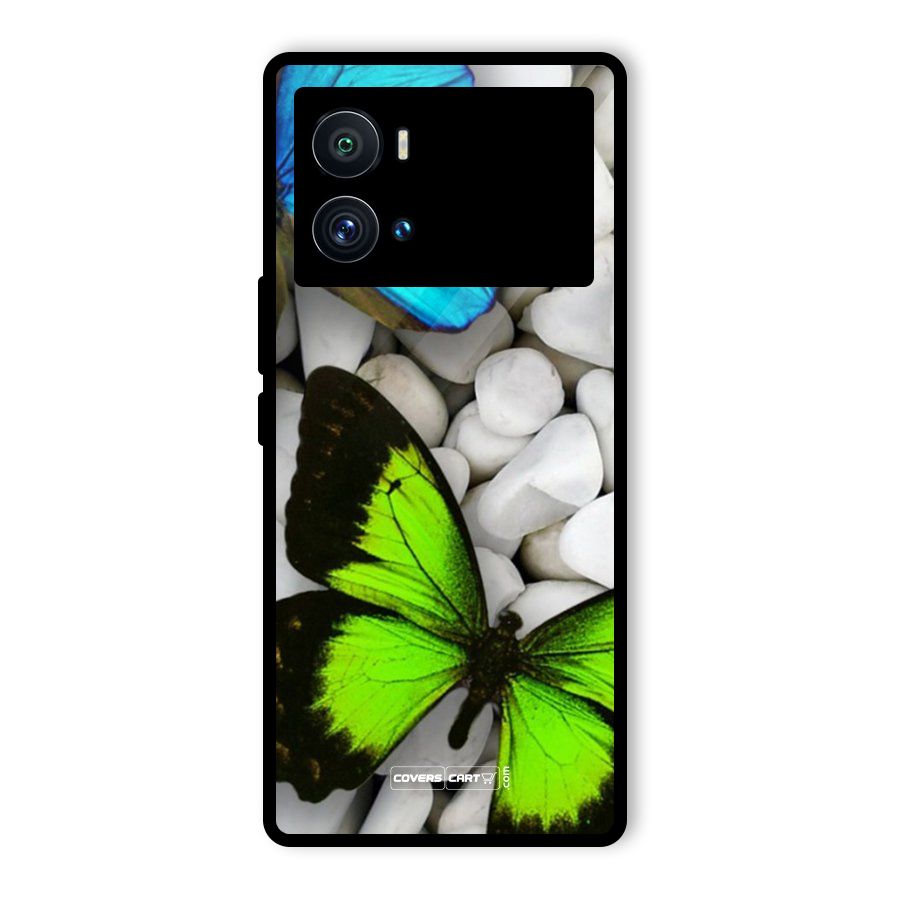 Beautiful Butterflies Glass Back Case for Vivo iQOO 9 Pro