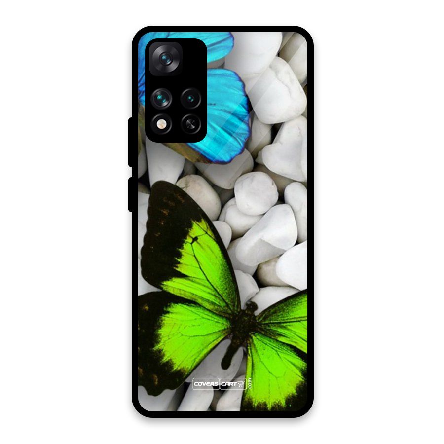 Beautiful Butterflies Glass Back Case for Xiaomi 11i HyperCharge 5G