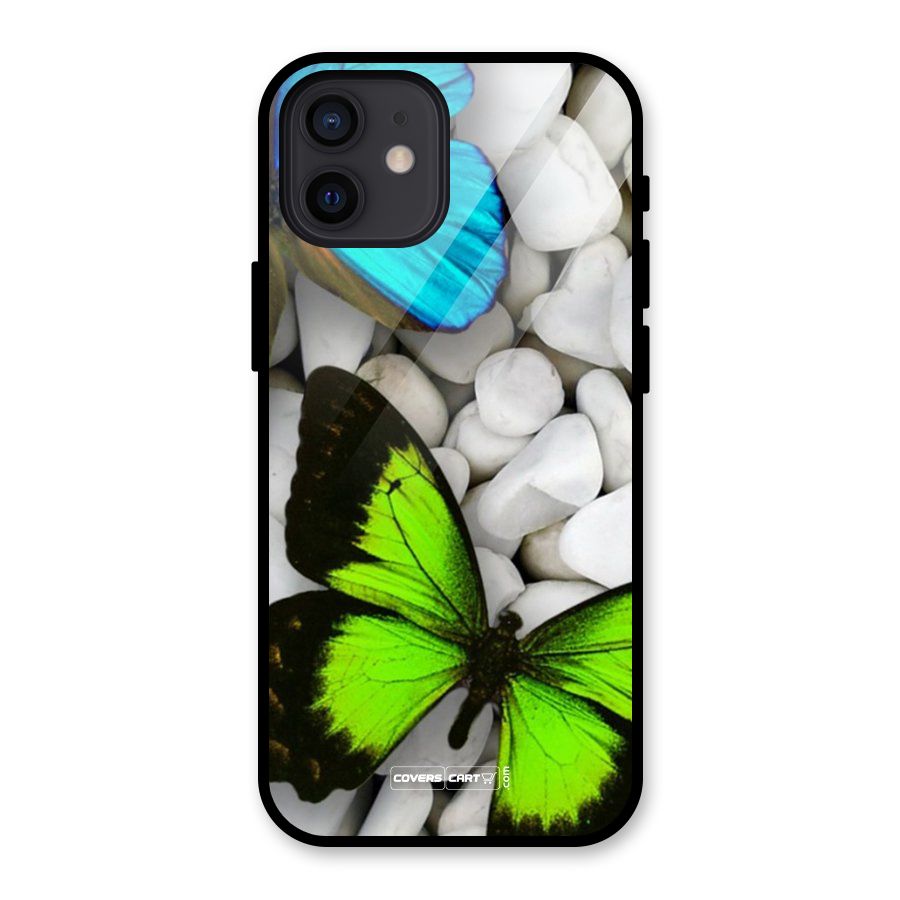 Beautiful Butterflies Glass Back Case for iPhone 12