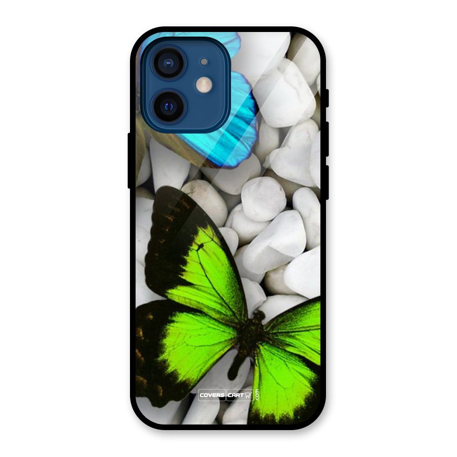 Beautiful Butterflies Glass Back Case for iPhone 12 Mini