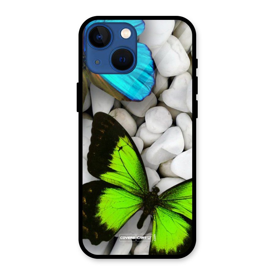 Beautiful Butterflies Glass Back Case for iPhone 13 Mini