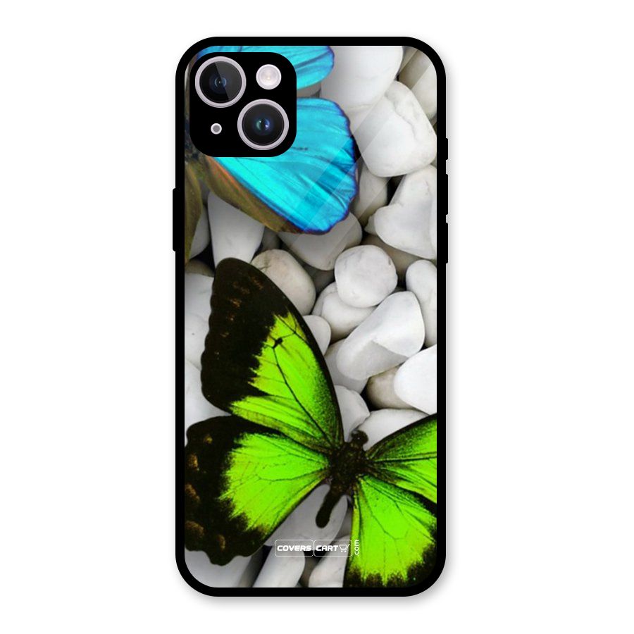 Beautiful Butterflies Glass Back Case for iPhone 14 Plus