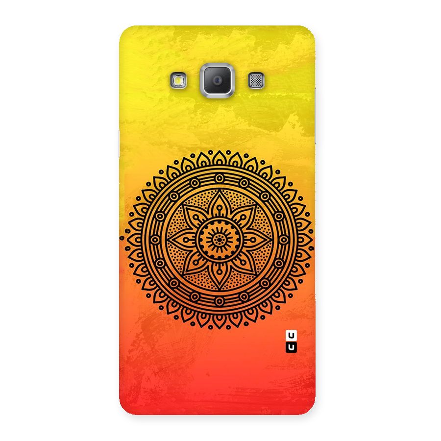 Beautiful Circle Art Back Case for Galaxy A7