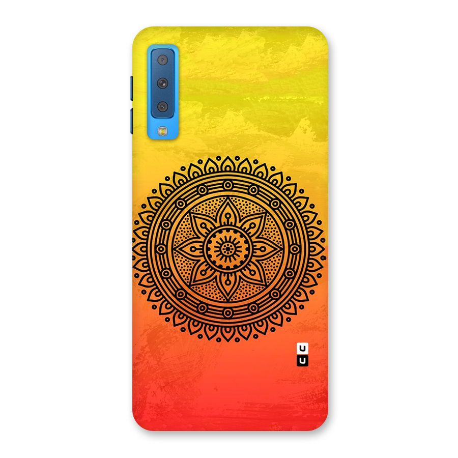 Beautiful Circle Art Back Case for Galaxy A7 (2018)