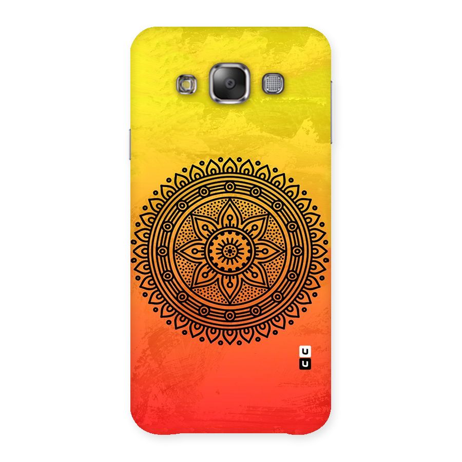 Beautiful Circle Art Back Case for Galaxy E7