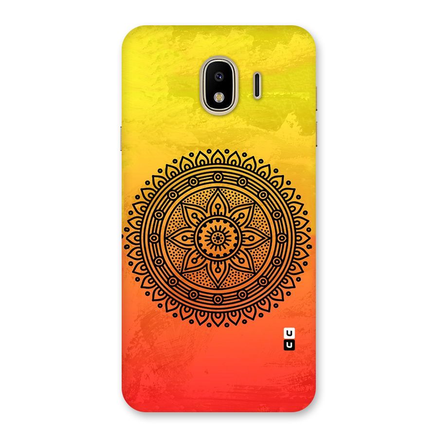 Beautiful Circle Art Back Case for Galaxy J4
