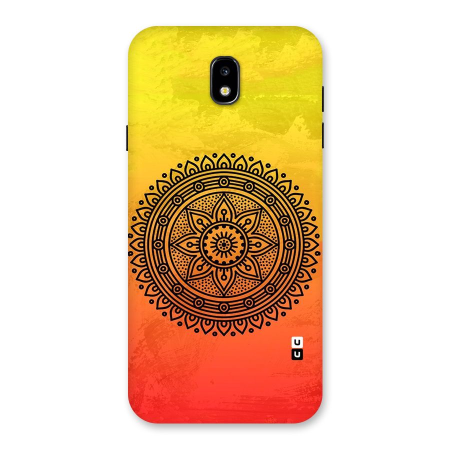 Beautiful Circle Art Back Case for Galaxy J7 Pro