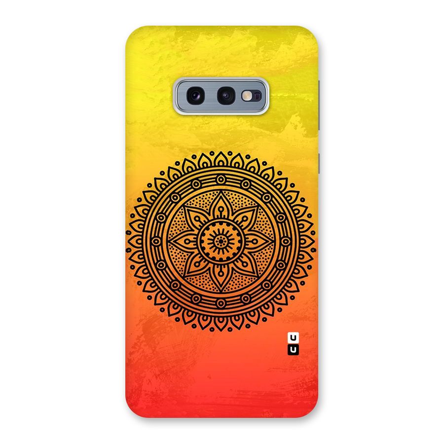 Beautiful Circle Art Back Case for Galaxy S10e