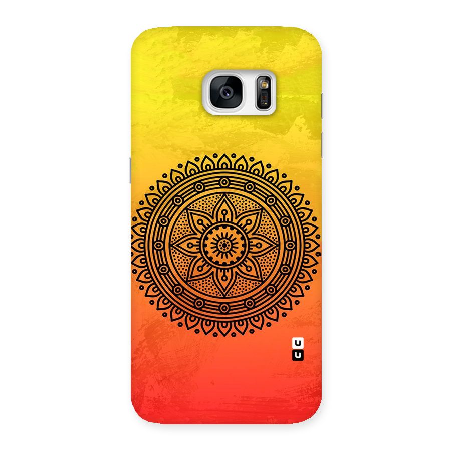 Beautiful Circle Art Back Case for Galaxy S7 Edge
