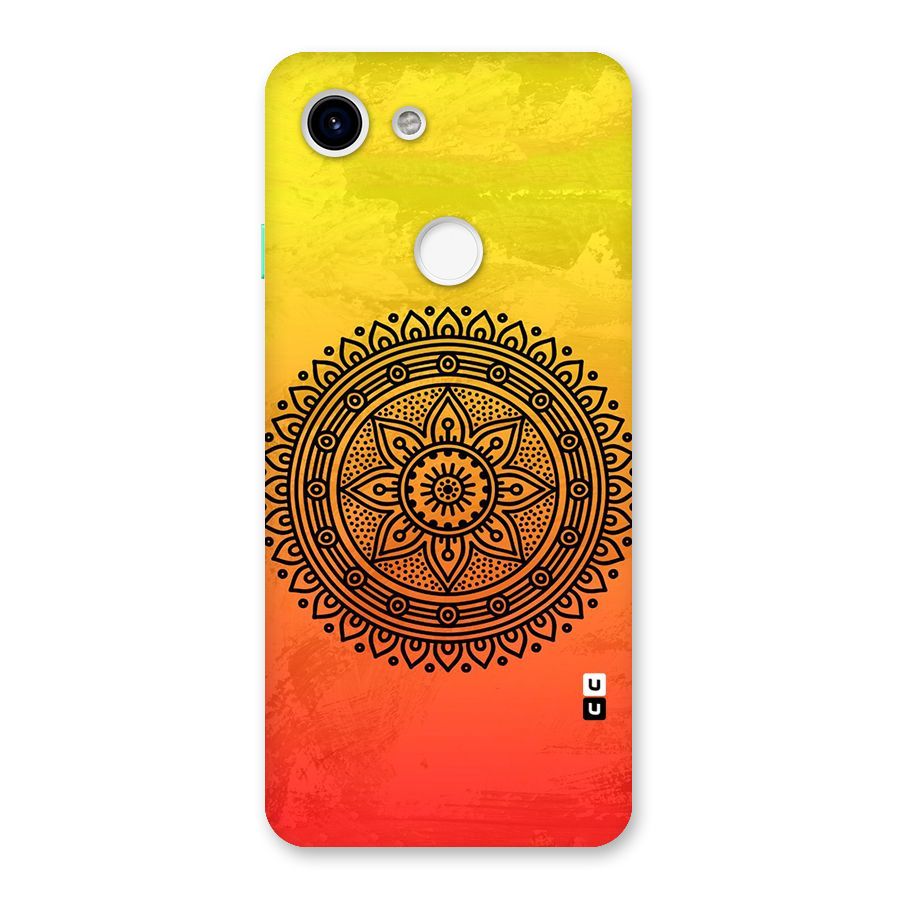 Beautiful Circle Art Back Case for Google Pixel 3
