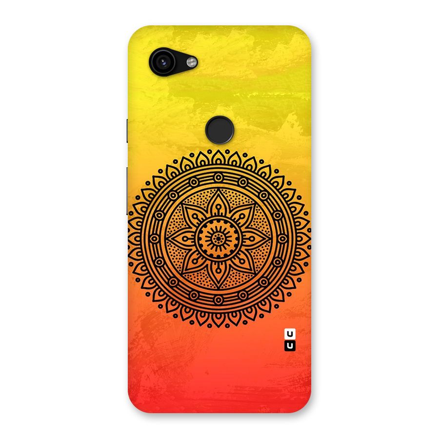Beautiful Circle Art Back Case for Google Pixel 3a XL