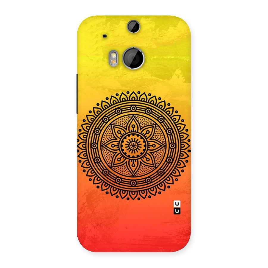 Beautiful Circle Art Back Case for HTC One M8