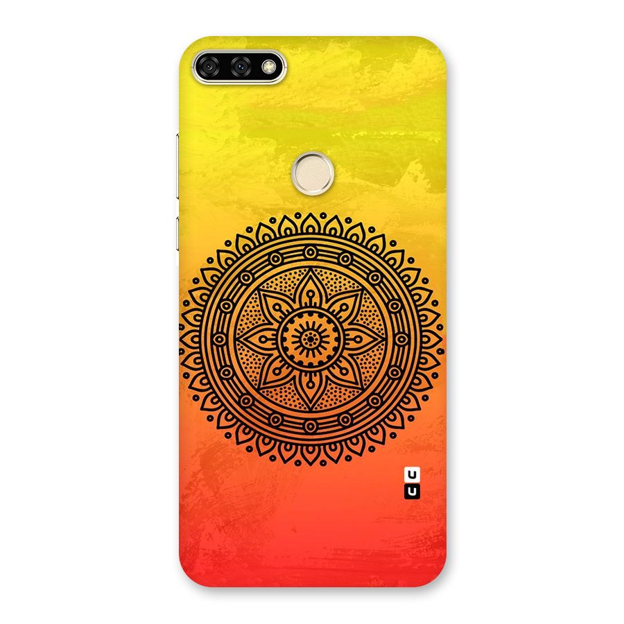 Beautiful Circle Art Back Case for Honor 7A