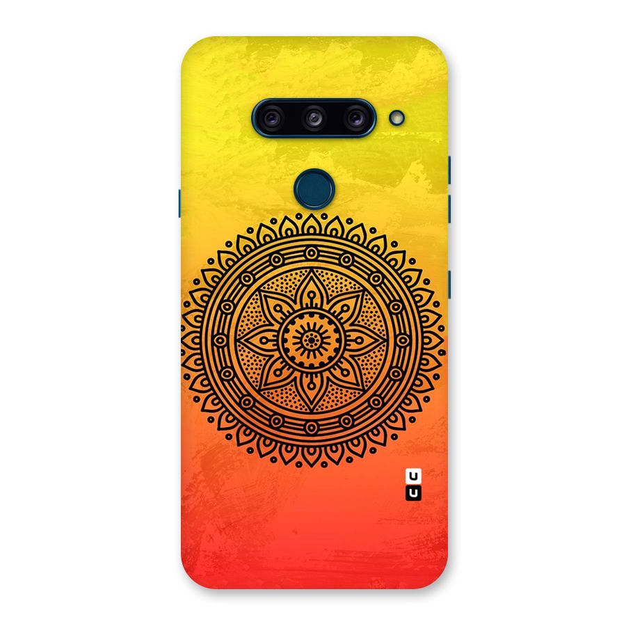 Beautiful Circle Art Back Case for LG  V40 ThinQ