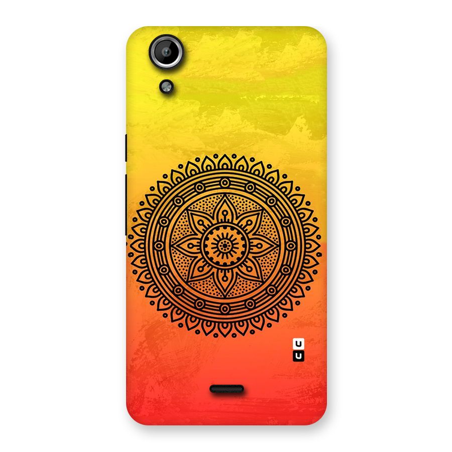 Beautiful Circle Art Back Case for Micromax Canvas Selfie Lens Q345