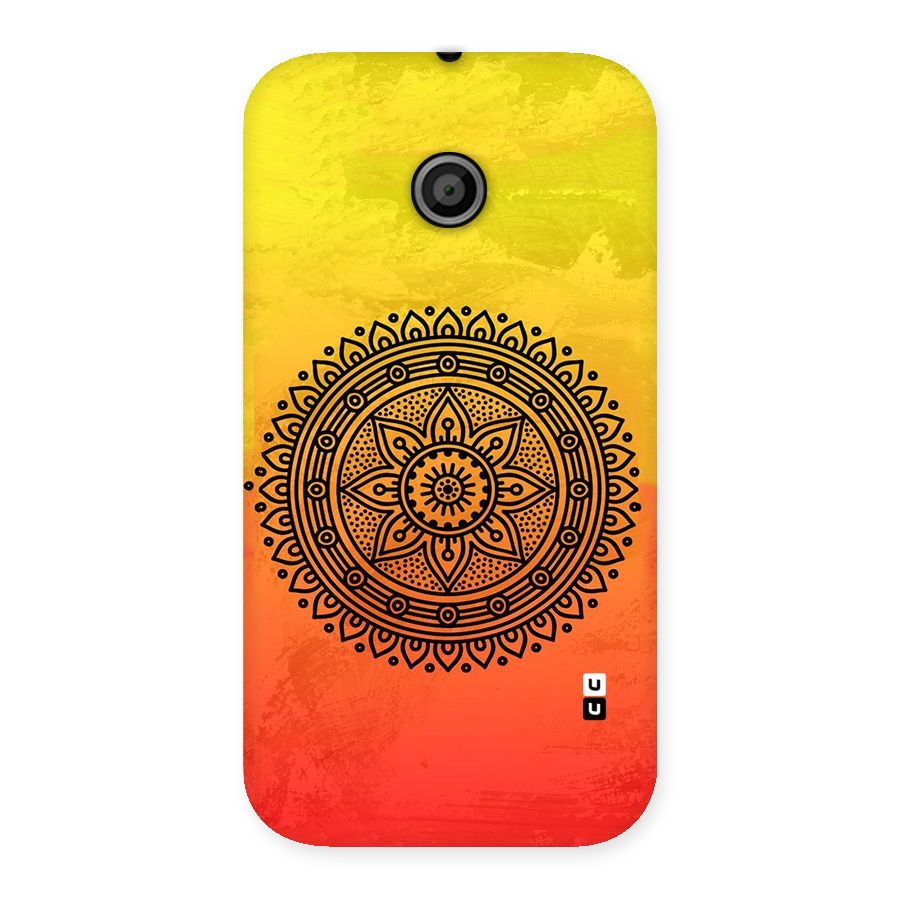 Beautiful Circle Art Back Case for Moto E