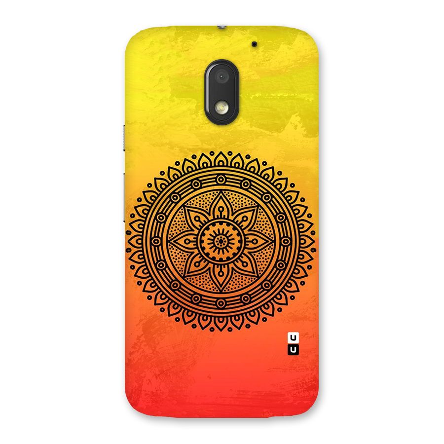 Beautiful Circle Art Back Case for Moto E3 Power