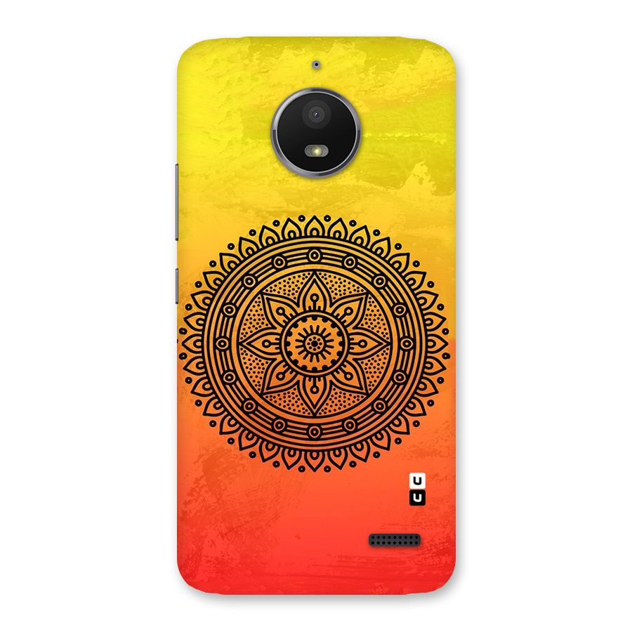 Beautiful Circle Art Back Case for Moto E4