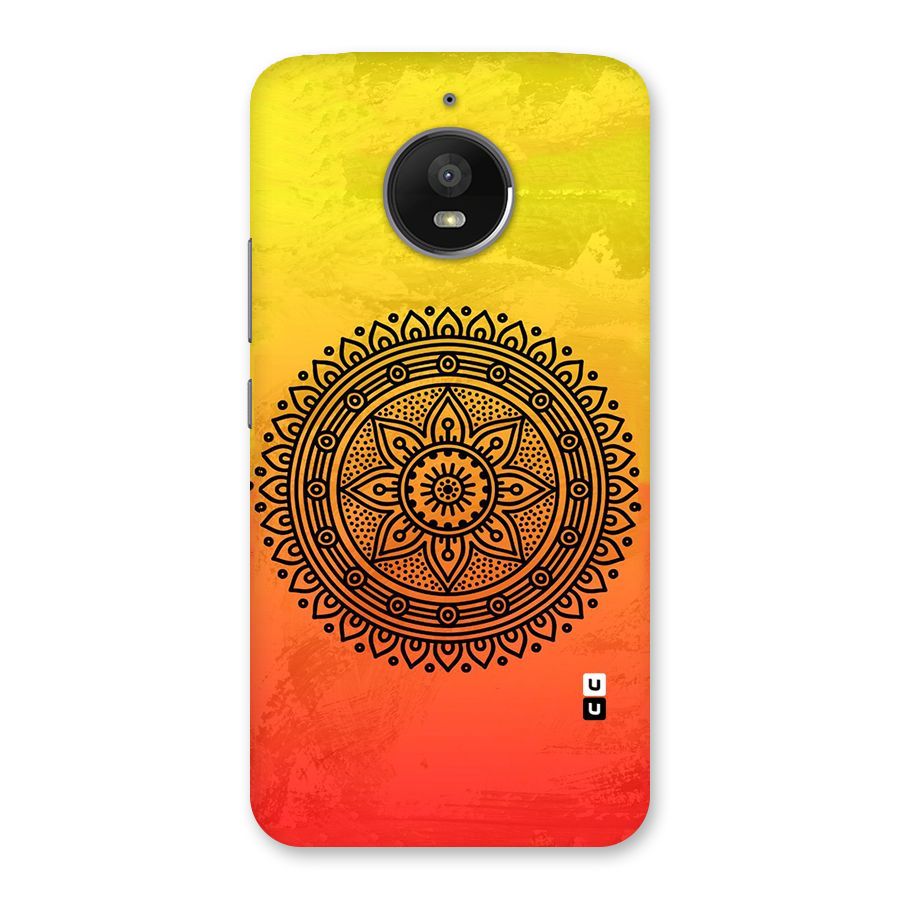 Beautiful Circle Art Back Case for Moto E4 Plus