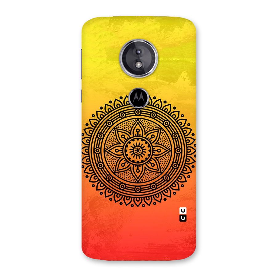 Beautiful Circle Art Back Case for Moto E5