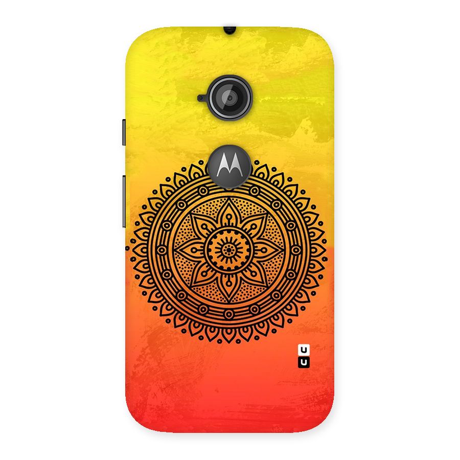Beautiful Circle Art Back Case for Moto E 2nd Gen