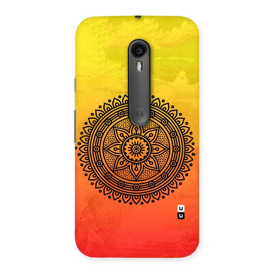 Beautiful Circle Art Back Case for Moto G3