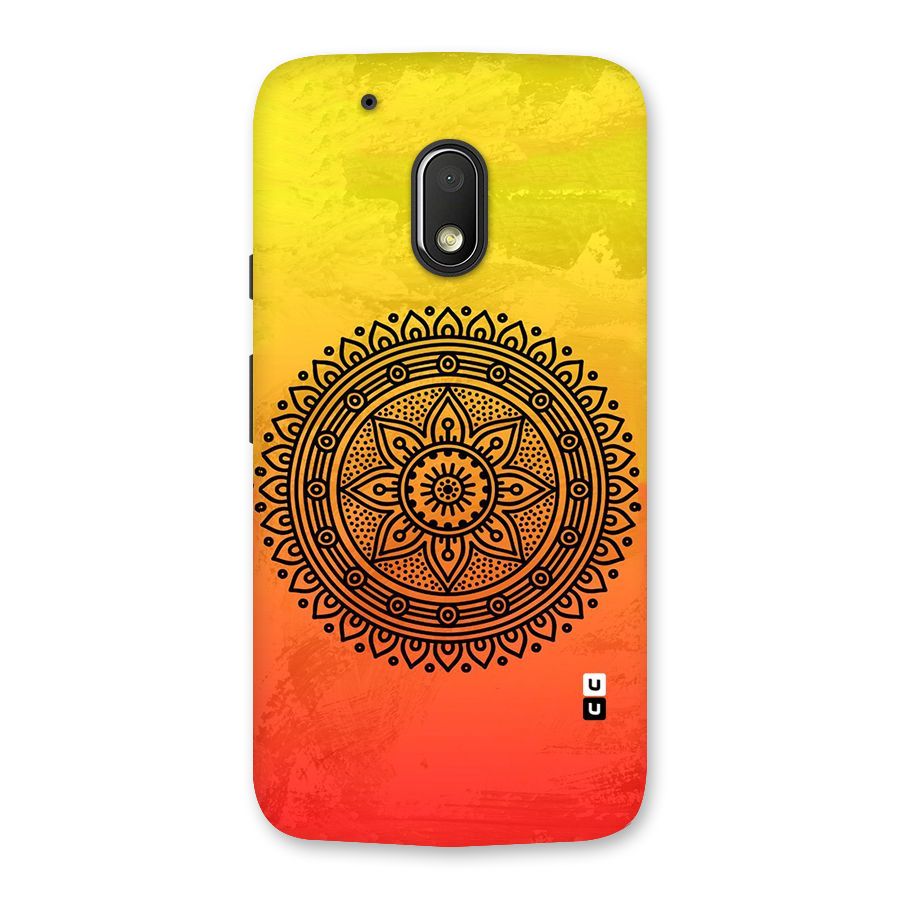 Beautiful Circle Art Back Case for Moto G4 Play