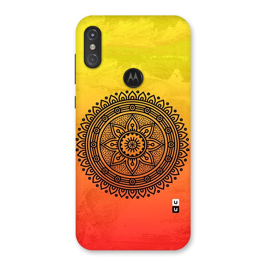 Beautiful Circle Art Back Case for Motorola One Power