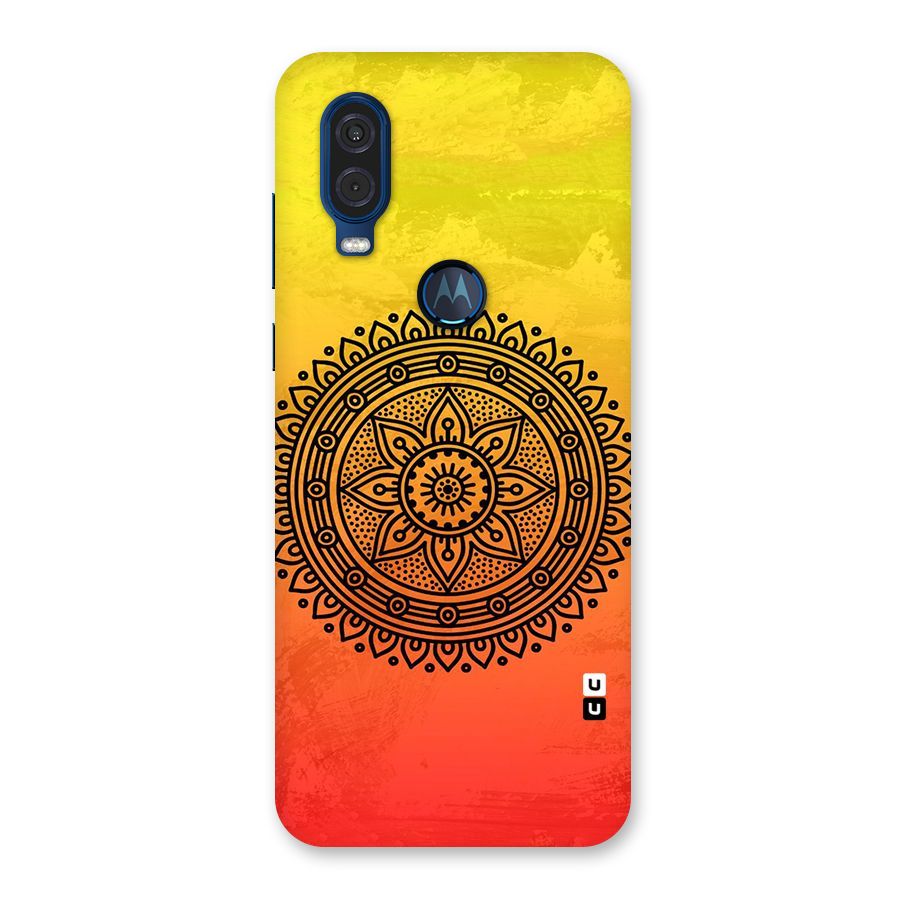 Beautiful Circle Art Back Case for Motorola One Vision