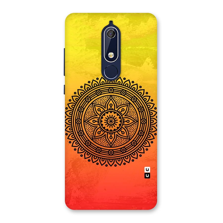 Beautiful Circle Art Back Case for Nokia 5.1