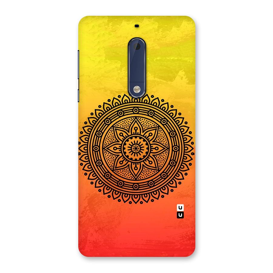 Beautiful Circle Art Back Case for Nokia 5