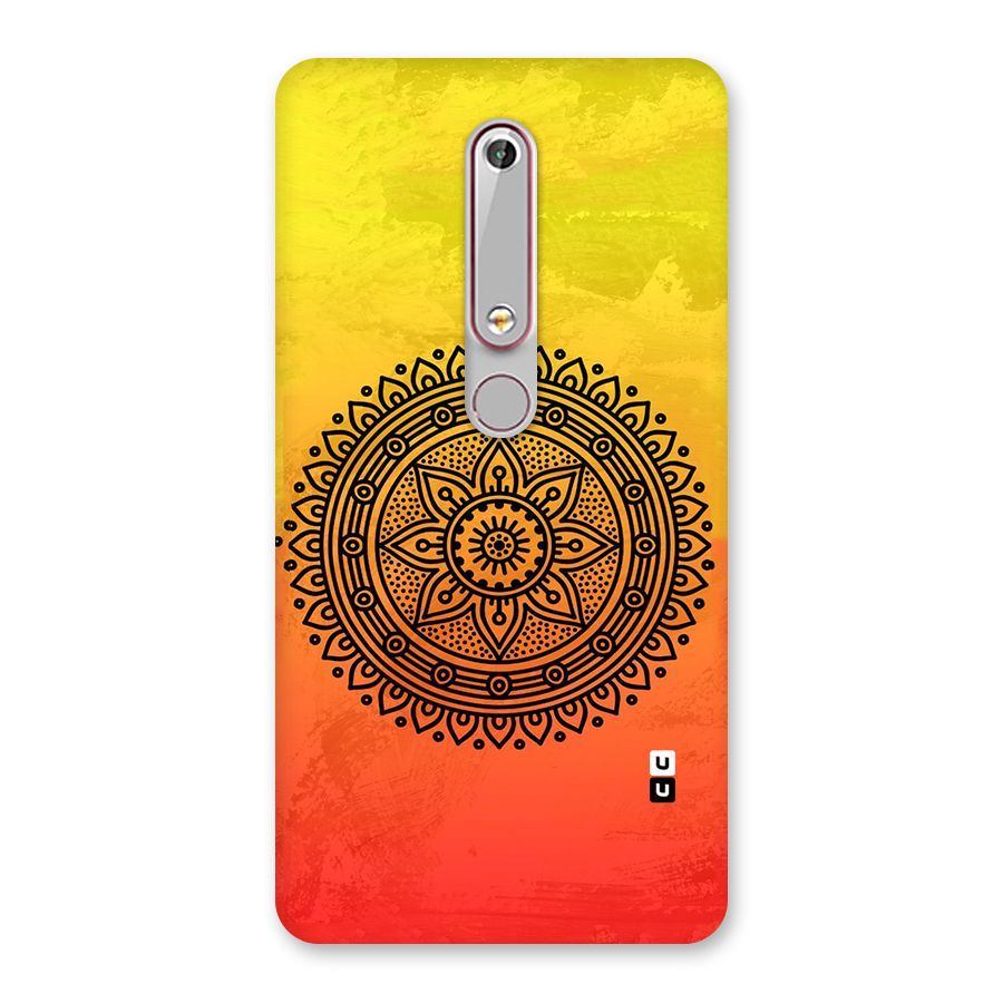 Beautiful Circle Art Back Case for Nokia 6.1