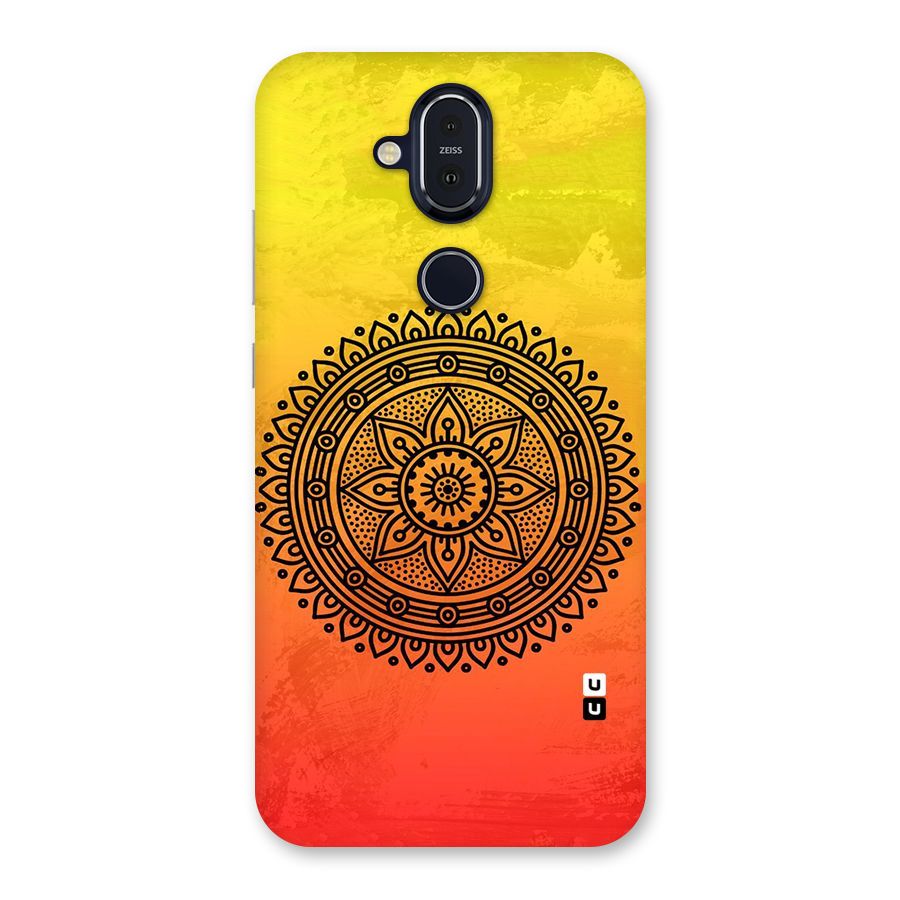 Beautiful Circle Art Back Case for Nokia 8.1