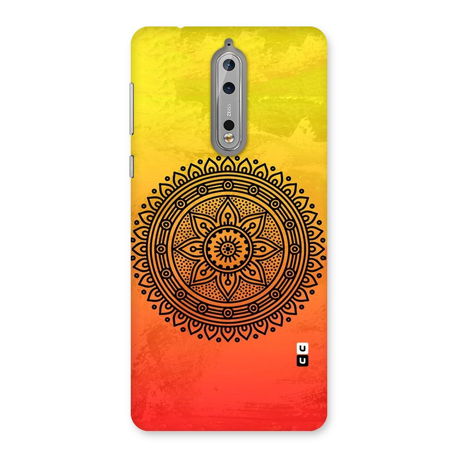 Beautiful Circle Art Back Case for Nokia 8