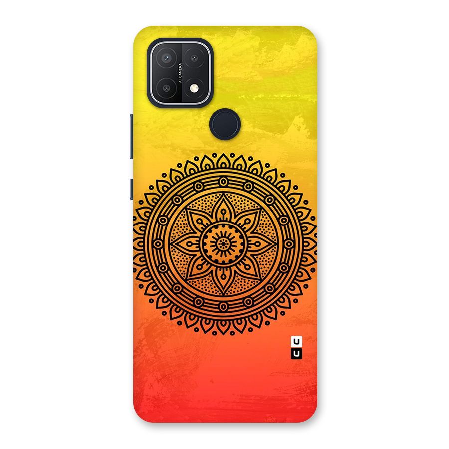 Beautiful Circle Art Back Case for Oppo A15s