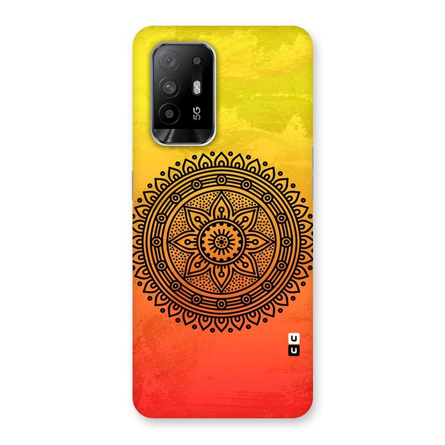 Beautiful Circle Art Back Case for Oppo F19 Pro Plus 5G