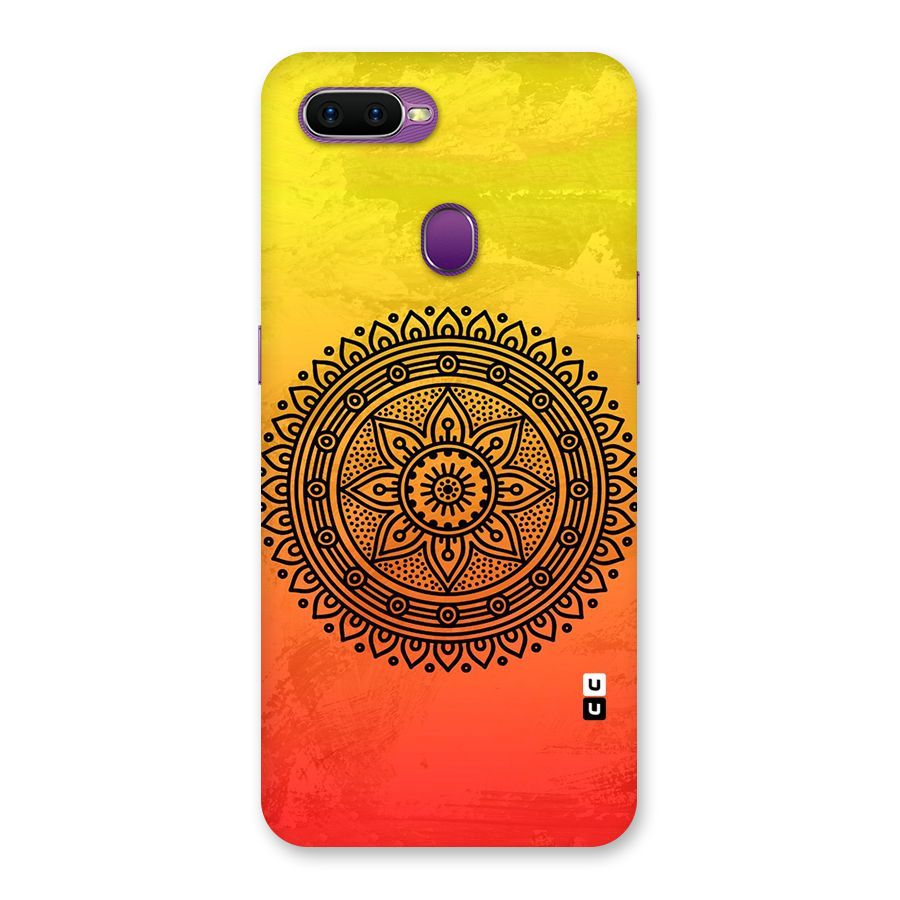 Beautiful Circle Art Back Case for Oppo F9