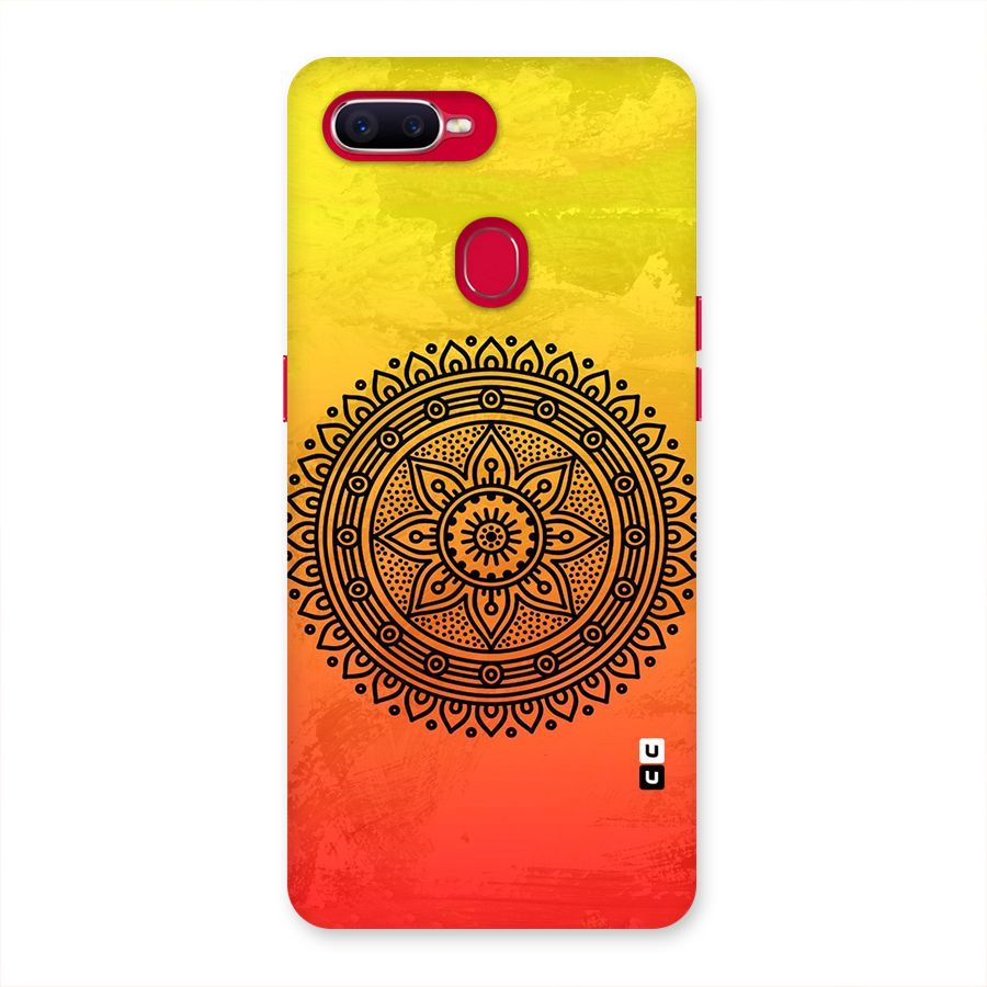 Beautiful Circle Art Back Case for Oppo F9 Pro