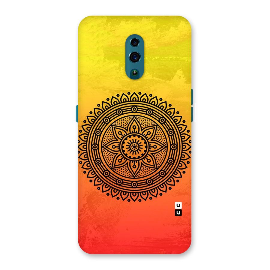 Beautiful Circle Art Back Case for Oppo Reno