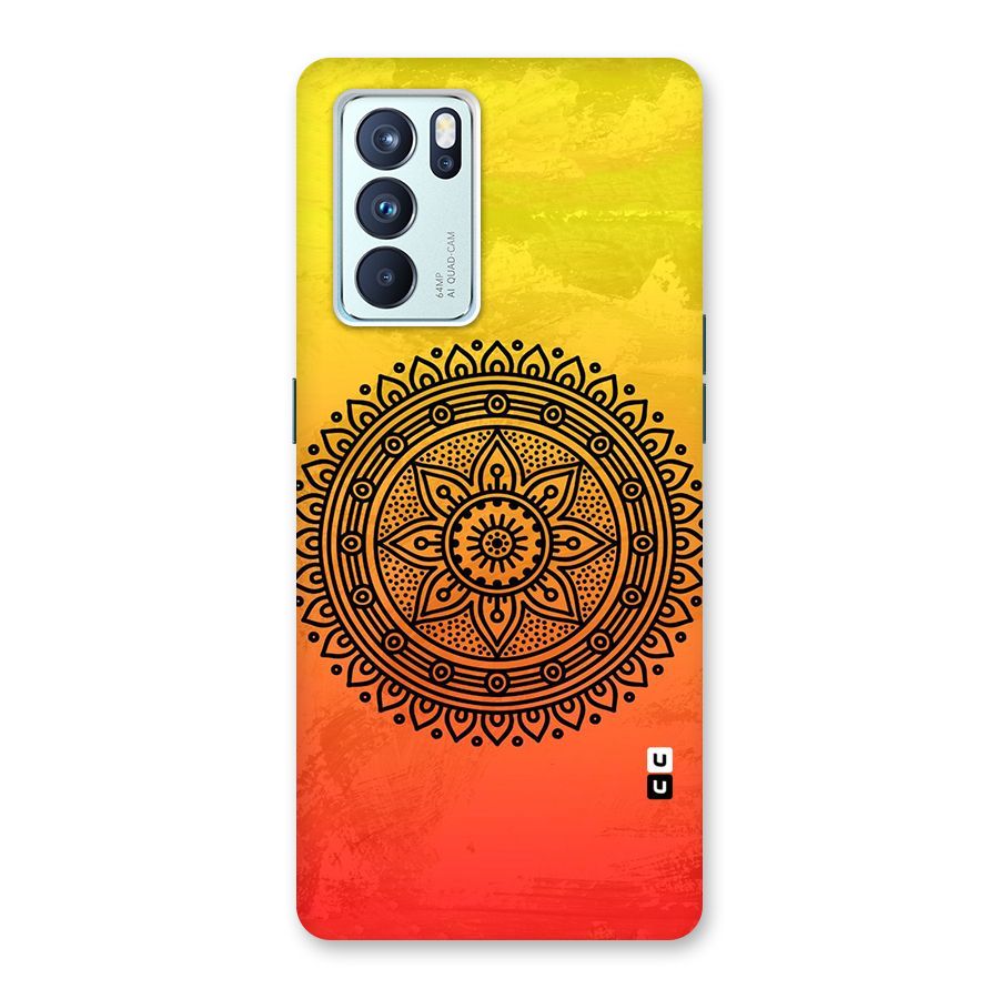 Beautiful Circle Art Back Case for Oppo Reno6 Pro 5G