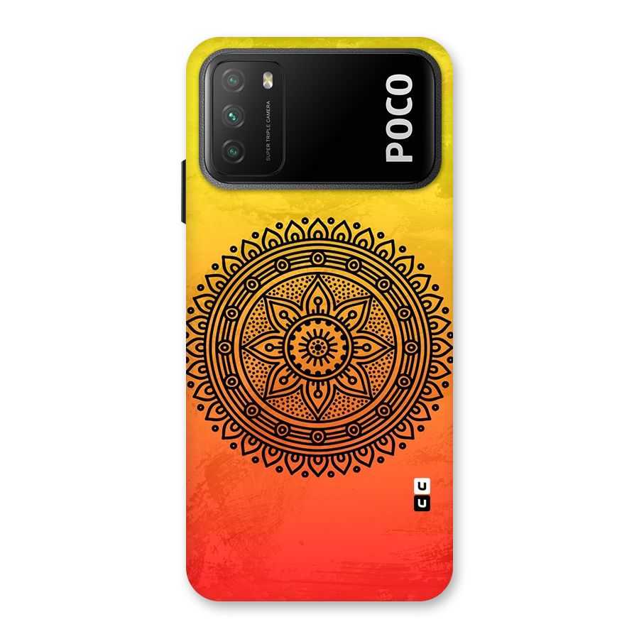 Beautiful Circle Art Back Case for Poco M3